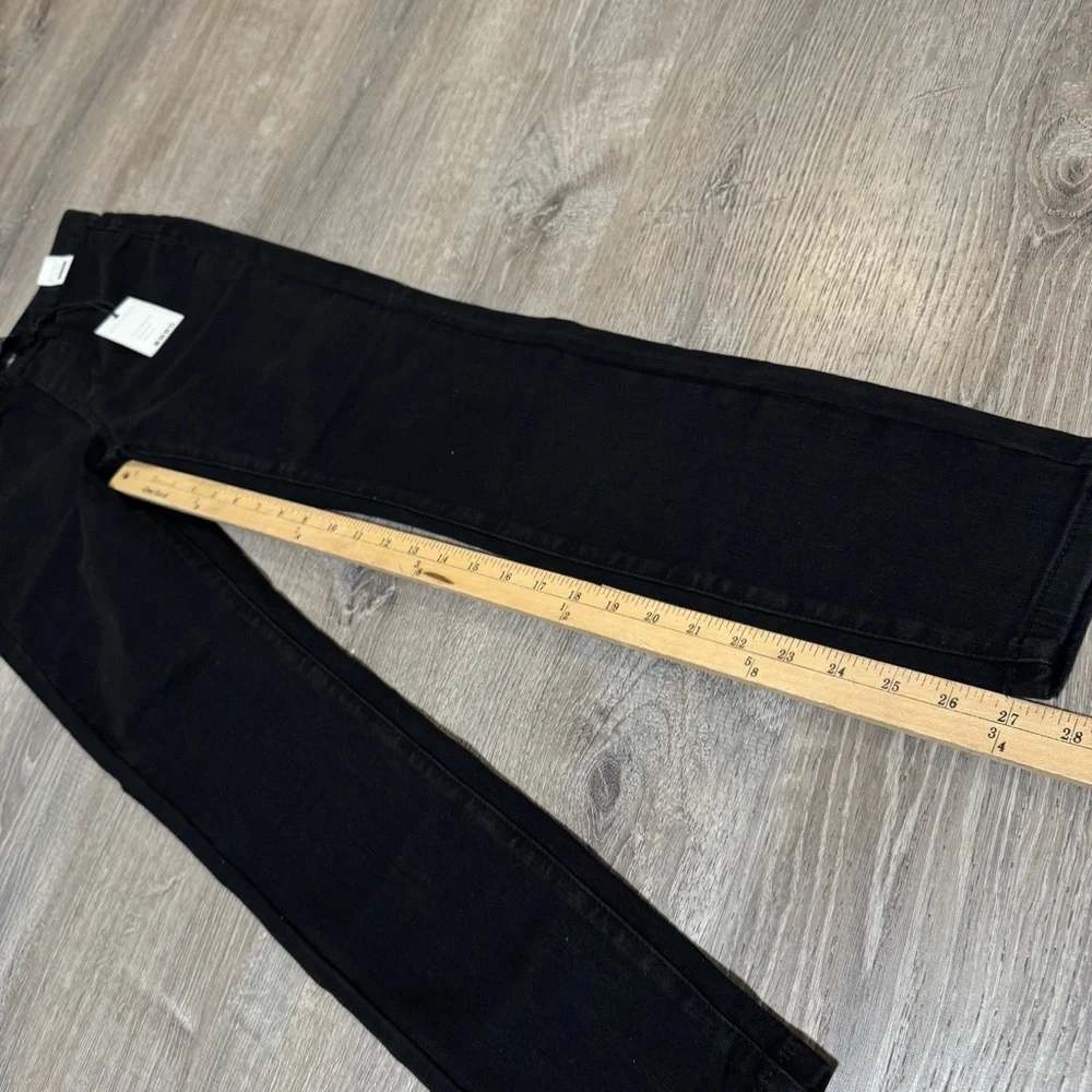 NEW JUDY BLUE pull on skinny jeans in black 5/27 high rise - Picture 10 of 11